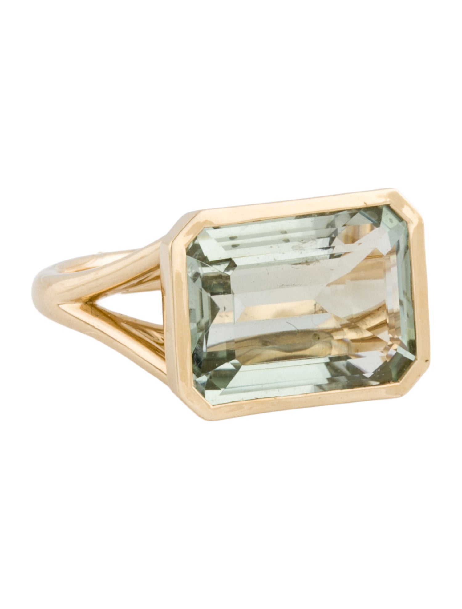 Sheryl Lowe 14K Prasiolite The Joni Ring