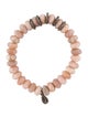 Sheryl Lowe Sunstone & Diamond Beaded Bracelet