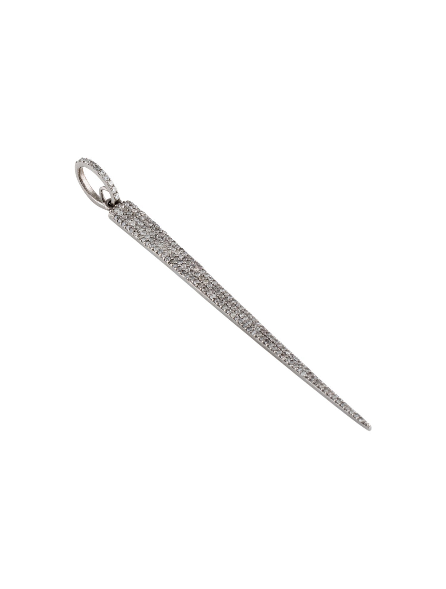 Sheryl Lowe 1.09ctw Diamond Spike Pendant