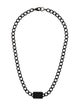 Sheryl Lowe Diamond Rectangular Pendant Necklace