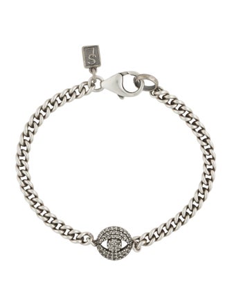 Sheryl Lowe Diamond Eye Station Bracelet