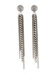Sheryl Lowe Diamond Chain Fringe Earrings