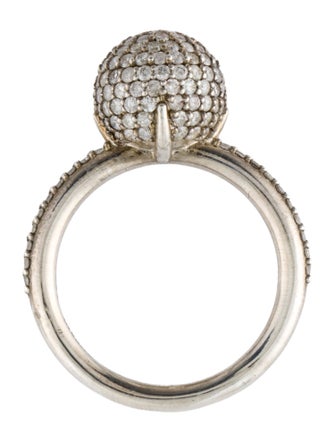 Sheryl Lowe 1.32ctw Diamond Ball Cocktail Ring