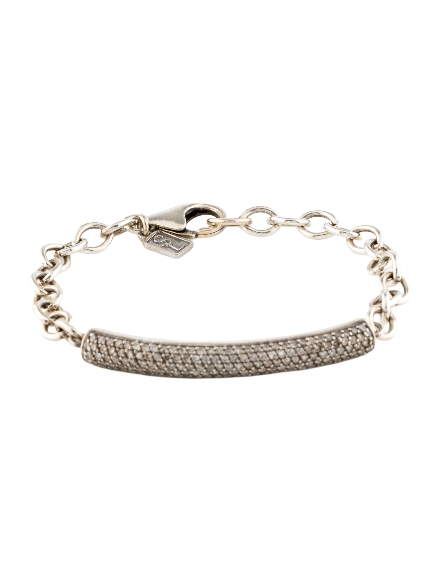 Sheryl Lowe 1.92ctw Diamond Bar Bracelet