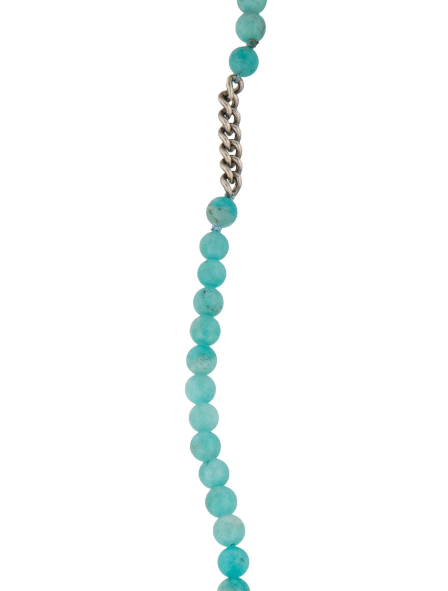 Sheryl Lowe Amazonite Bead Necklace