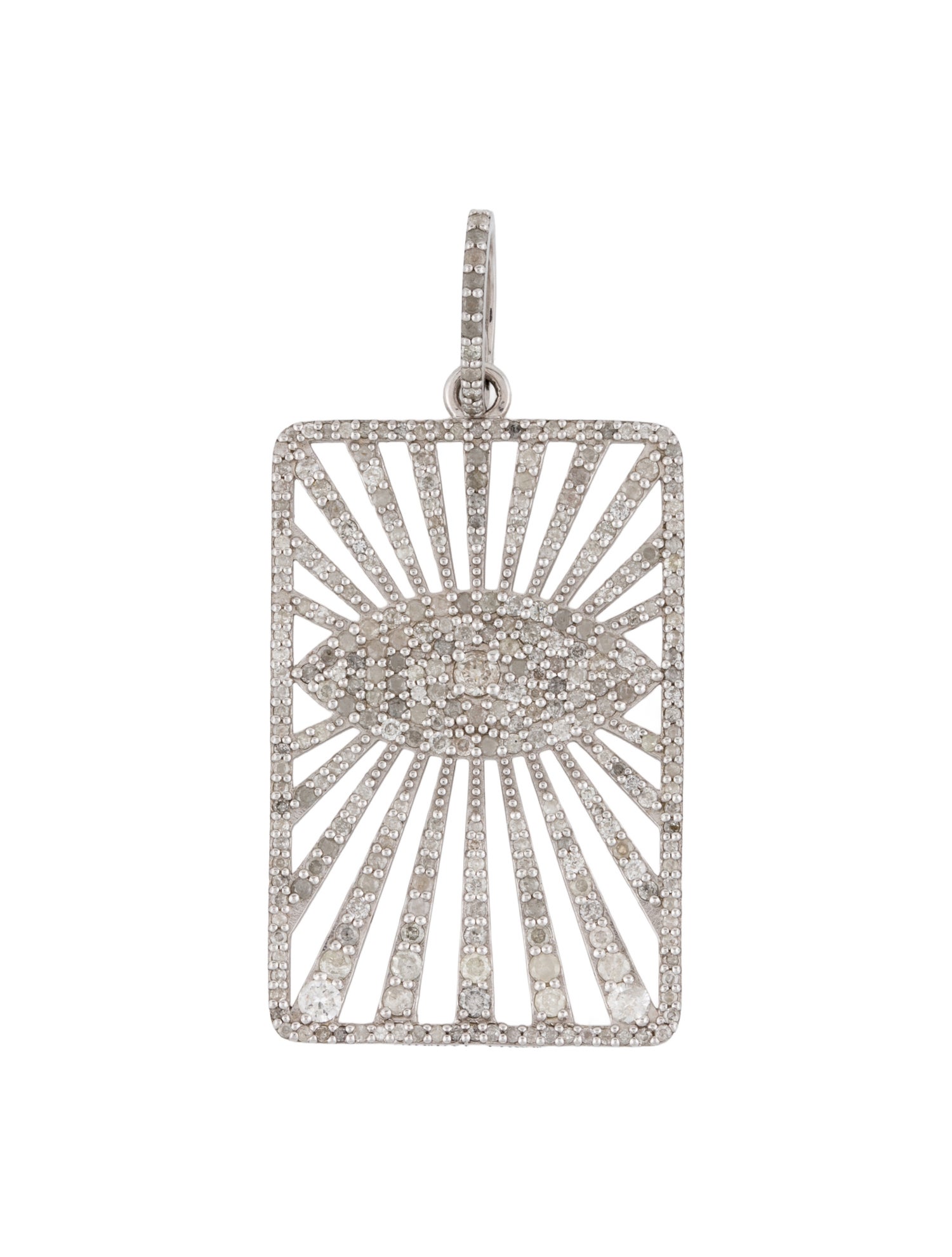 Sheryl Lowe 2.35ctw Diamond Eye Pendant