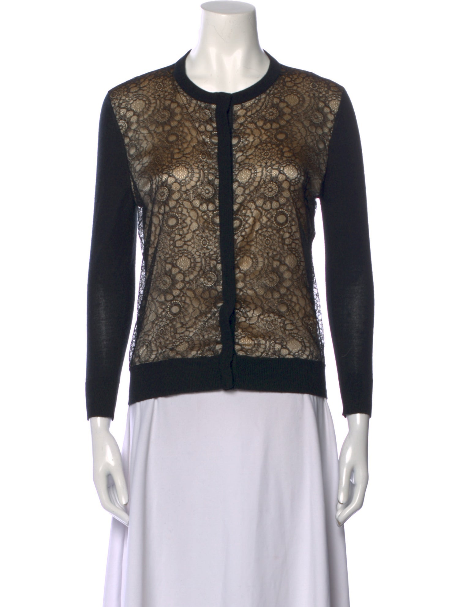 L'Wren Scott Wool Printed Sweater
