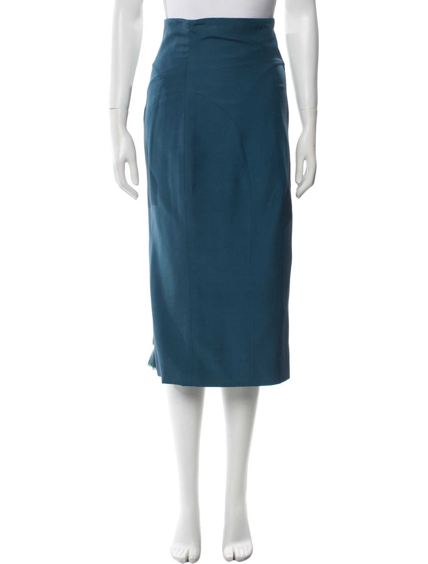 L'Wren Scott Cutout Accent Midi Length Skirt