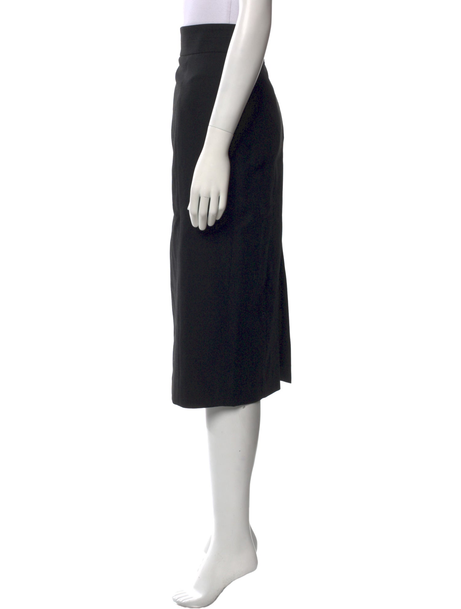 L'Wren Scott Virgin Wool Midi Length Skirt