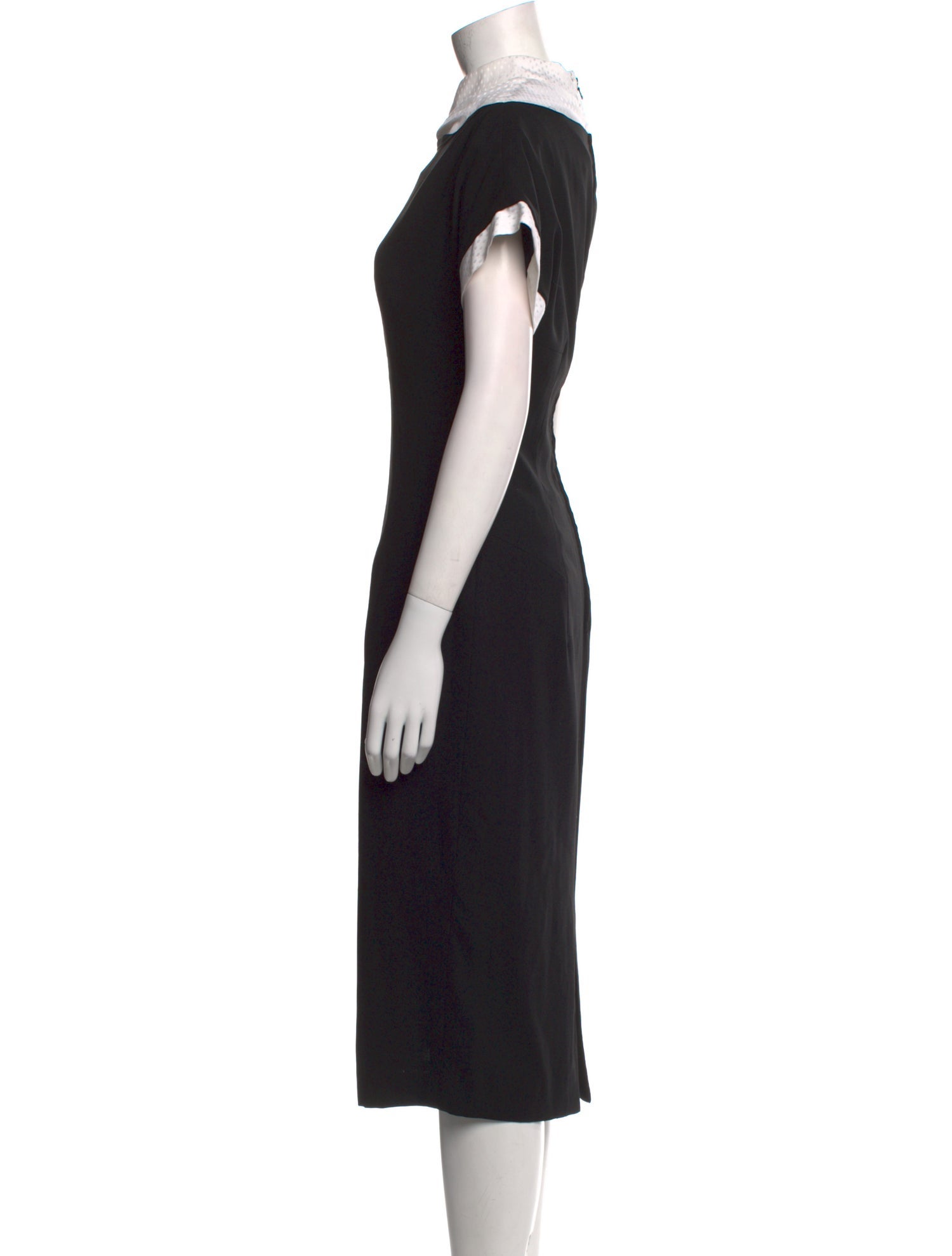 L'Wren Scott Wool Midi Length Dress
