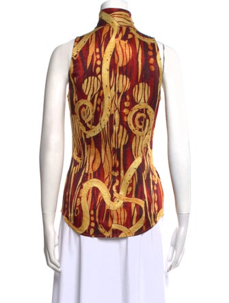 L'Wren Scott Wool Printed Blouse