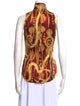 L'Wren Scott Wool Printed Blouse