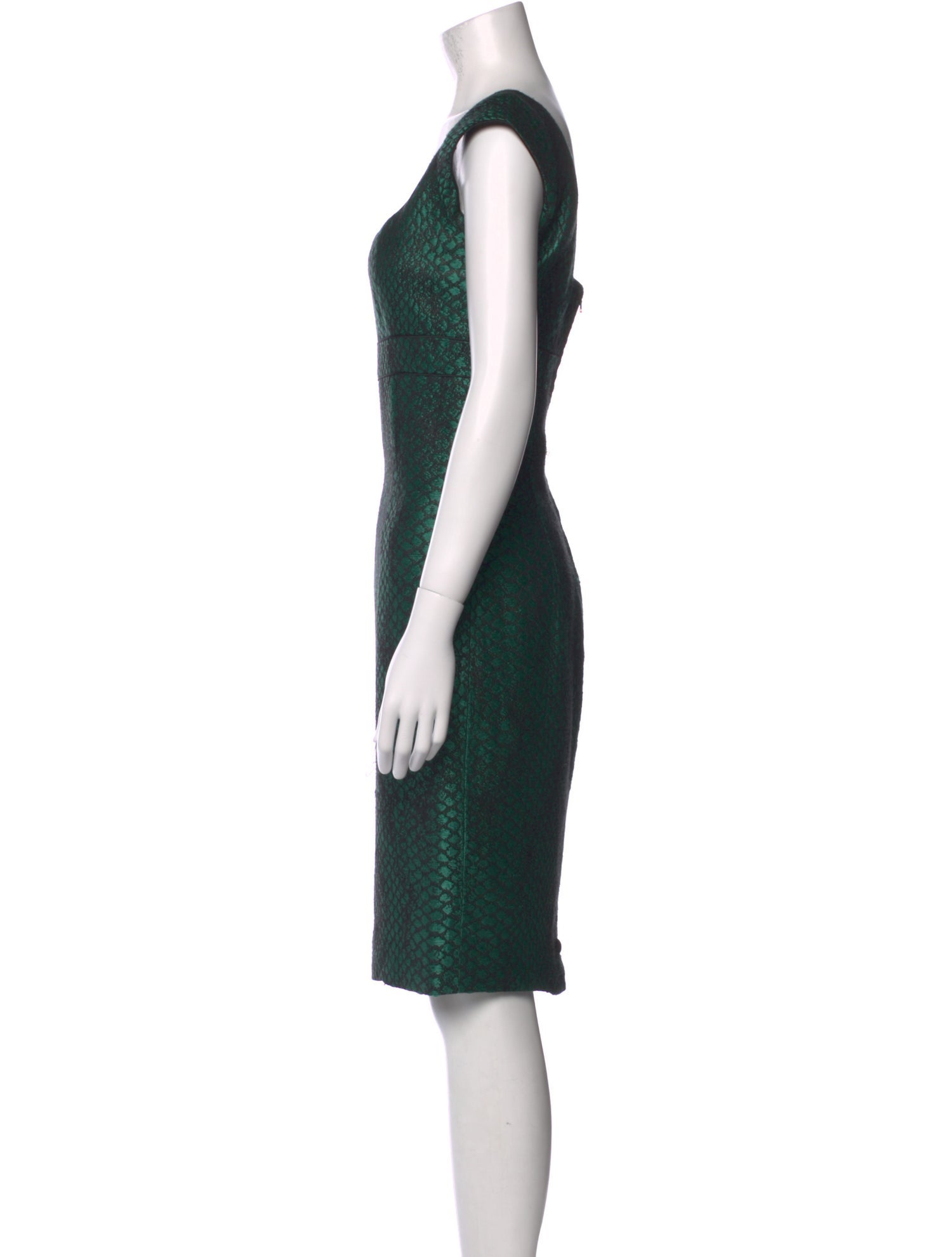 L'Wren Scott Printed Knee-Length Dress