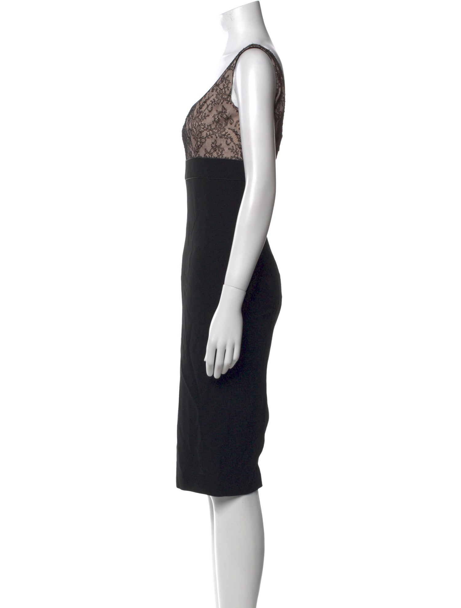 L'Wren Scott Wool Knee-Length Dress