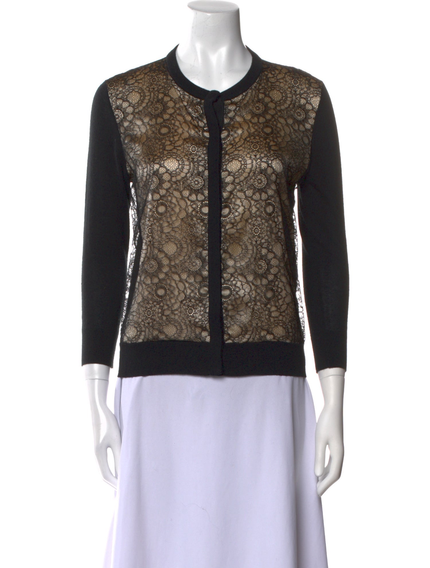 L'Wren Scott Wool Printed Sweater