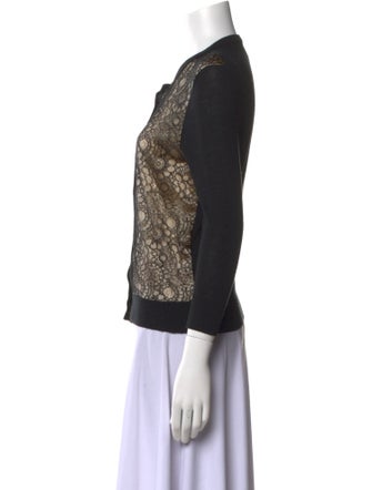 L'Wren Scott Wool Printed Sweater