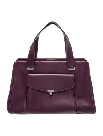 L'Wren Scott Leather Top Handle Bag