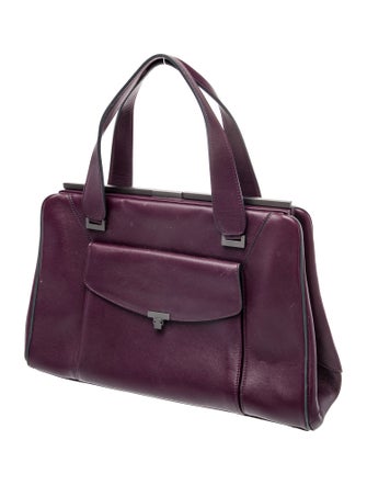 L'Wren Scott Leather Top Handle Bag