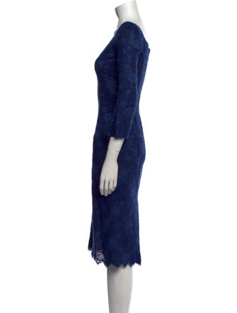 L'Wren Scott Scoop Neck Knee-Length Dress