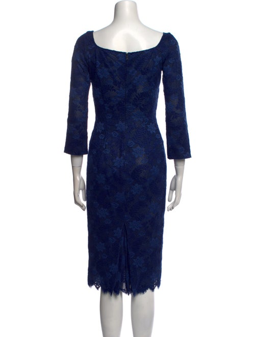 L'Wren Scott Scoop Neck Knee-Length Dress