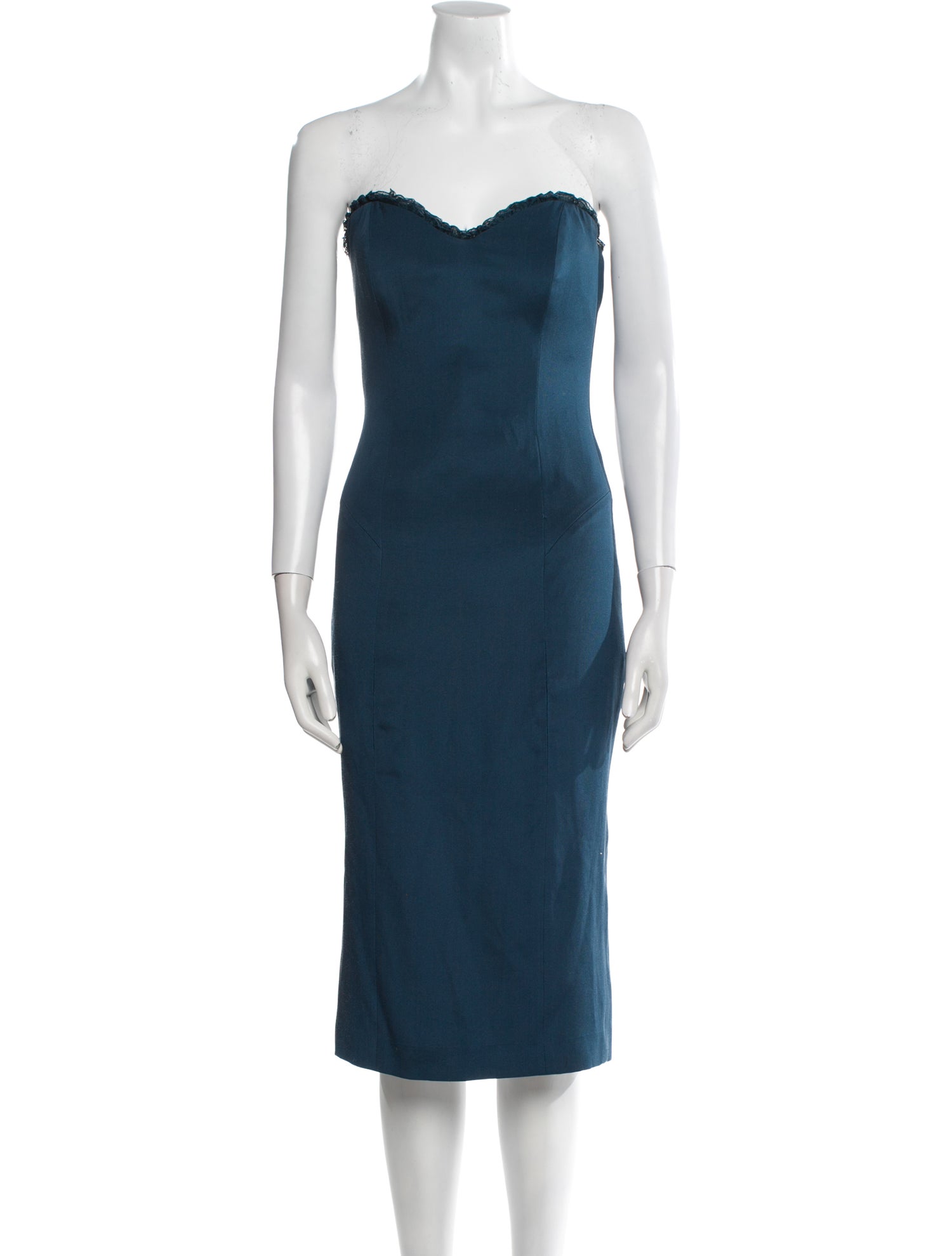 L'Wren Scott Silk Midi Length Dress