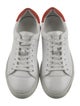 Alexander Lewis Leather Colorblock Pattern Sneakers