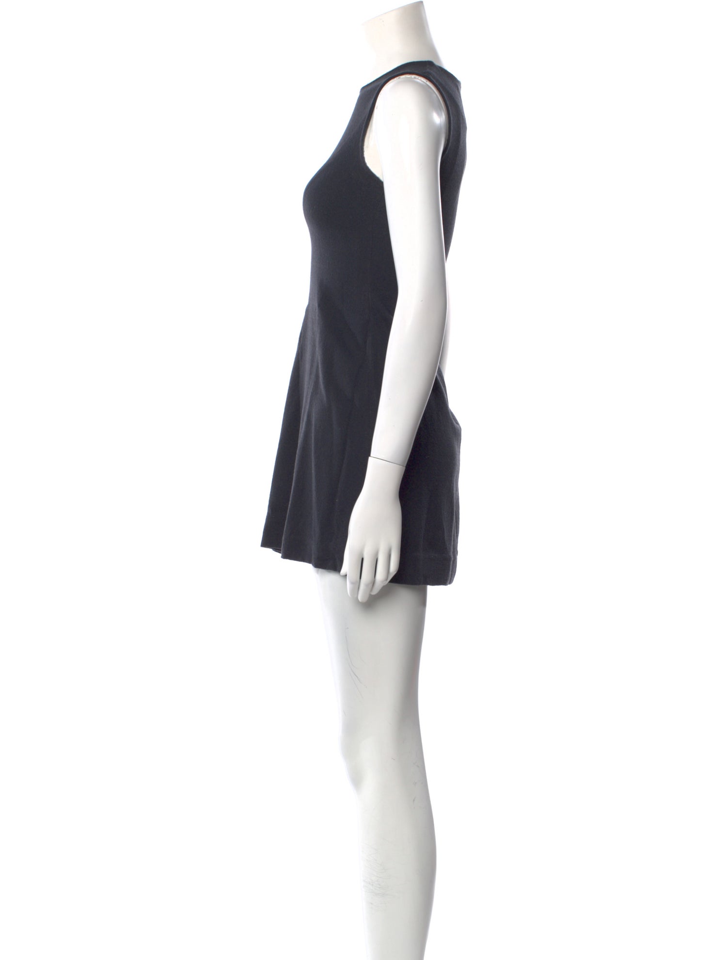 Alexander Lewis Crew Neck Mini Dress