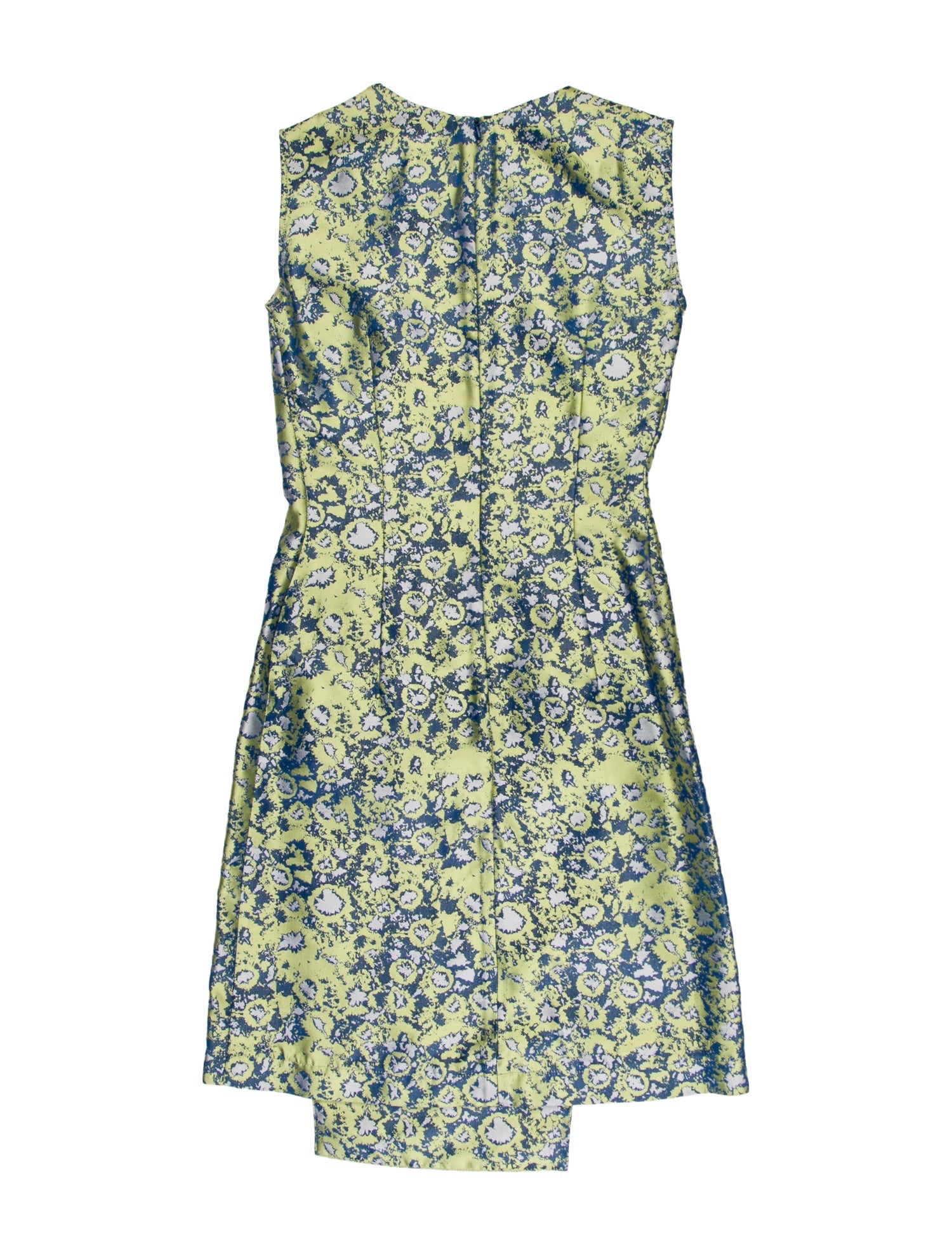 Alexander Lewis Floral Print Knee-Length Dress