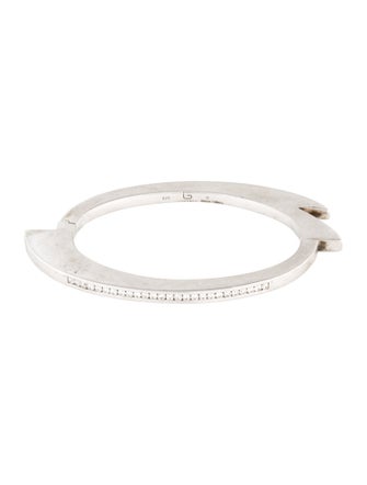 Lynn Ban Diamond Handcuff Bangle