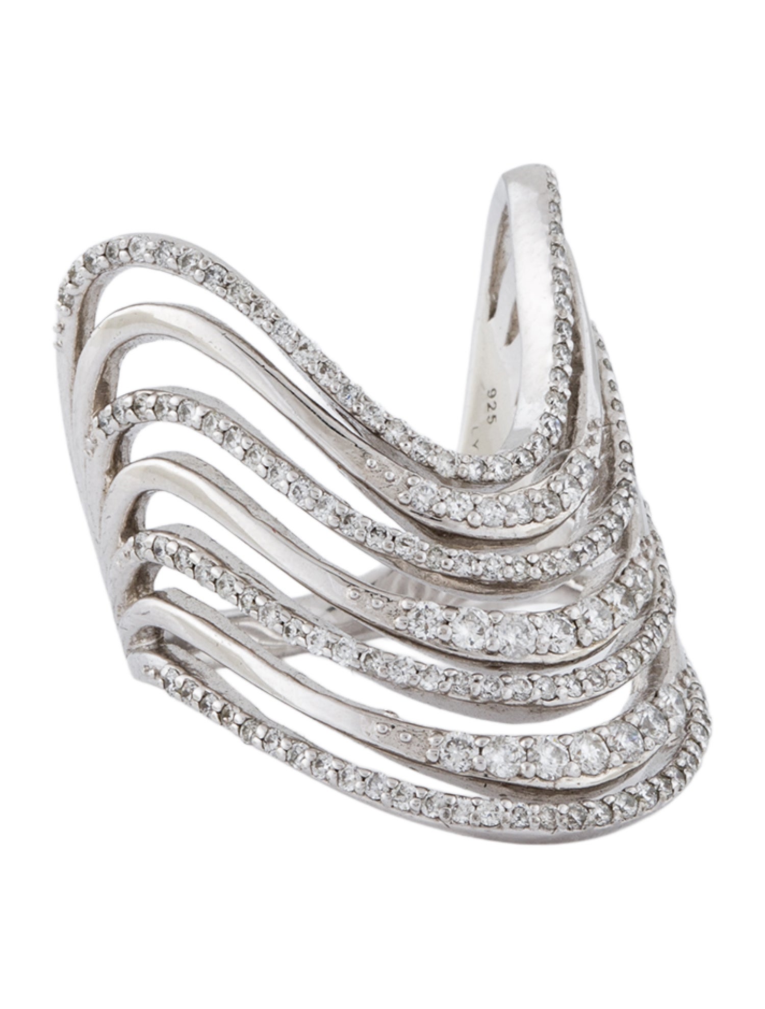 Lynn Ban Diamond Crest Ring