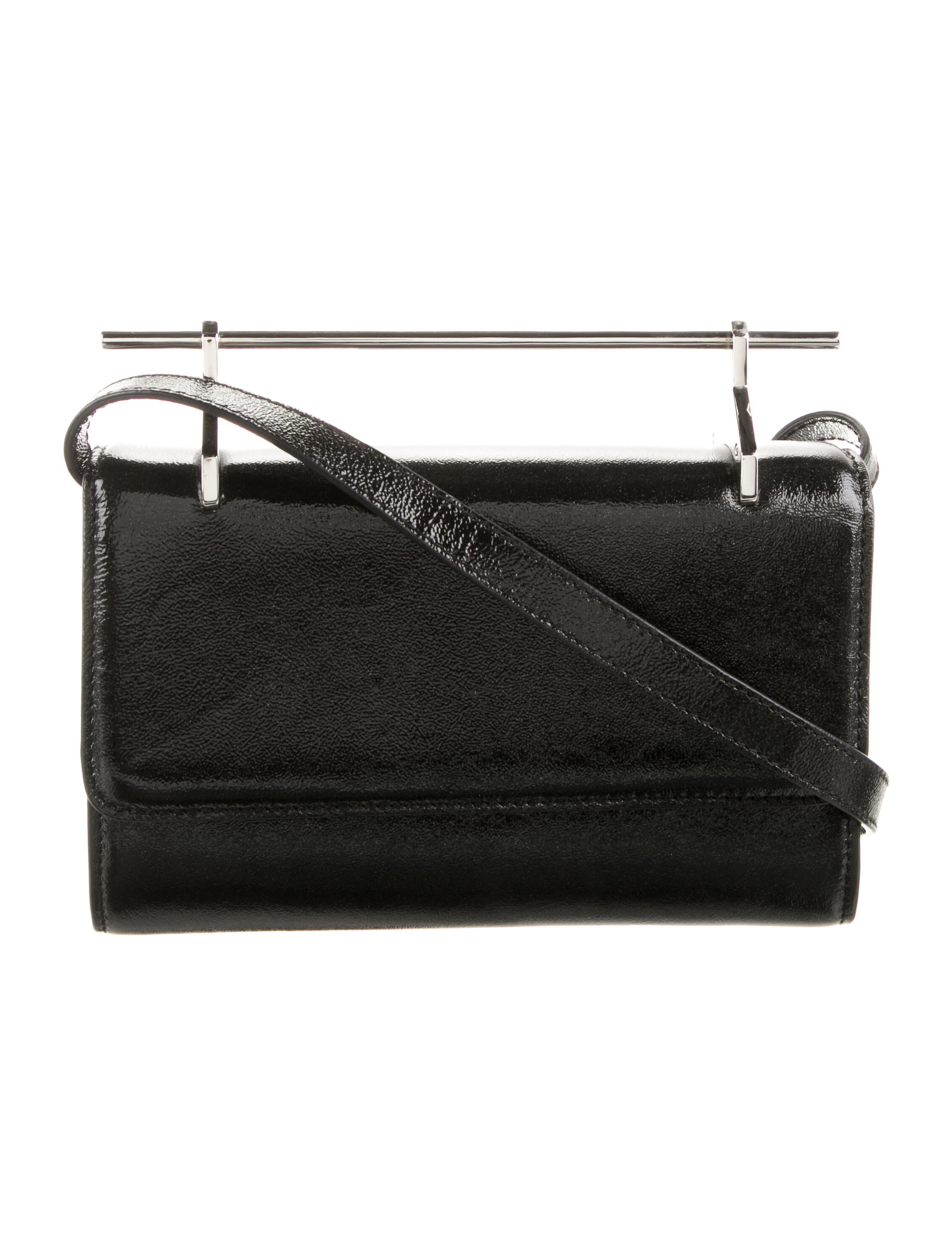 M2Malletier Patent Leather Shoulder Bag Black Shoulder Bags, Handbags M2M20670 The RealReal