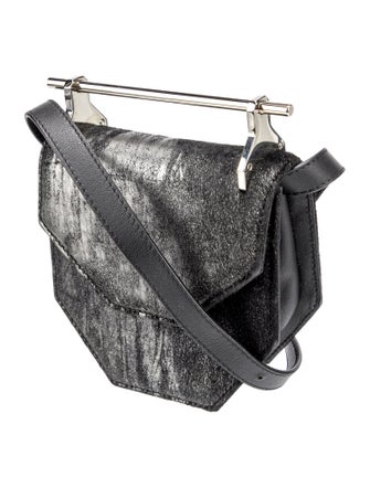 M2Malletier Leather Crossbody Bag