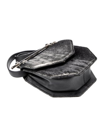 M2Malletier Leather Crossbody Bag