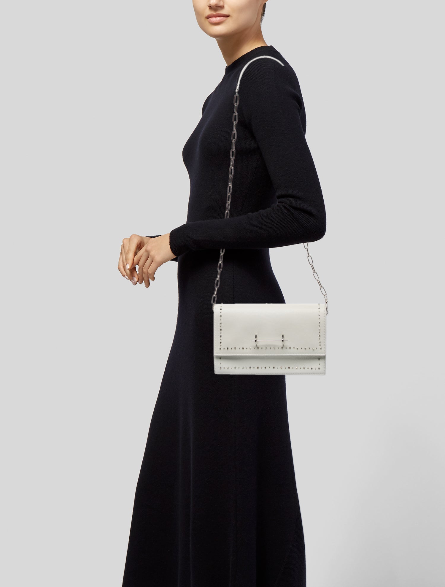 M2Malletier Leather Crossbody Bag