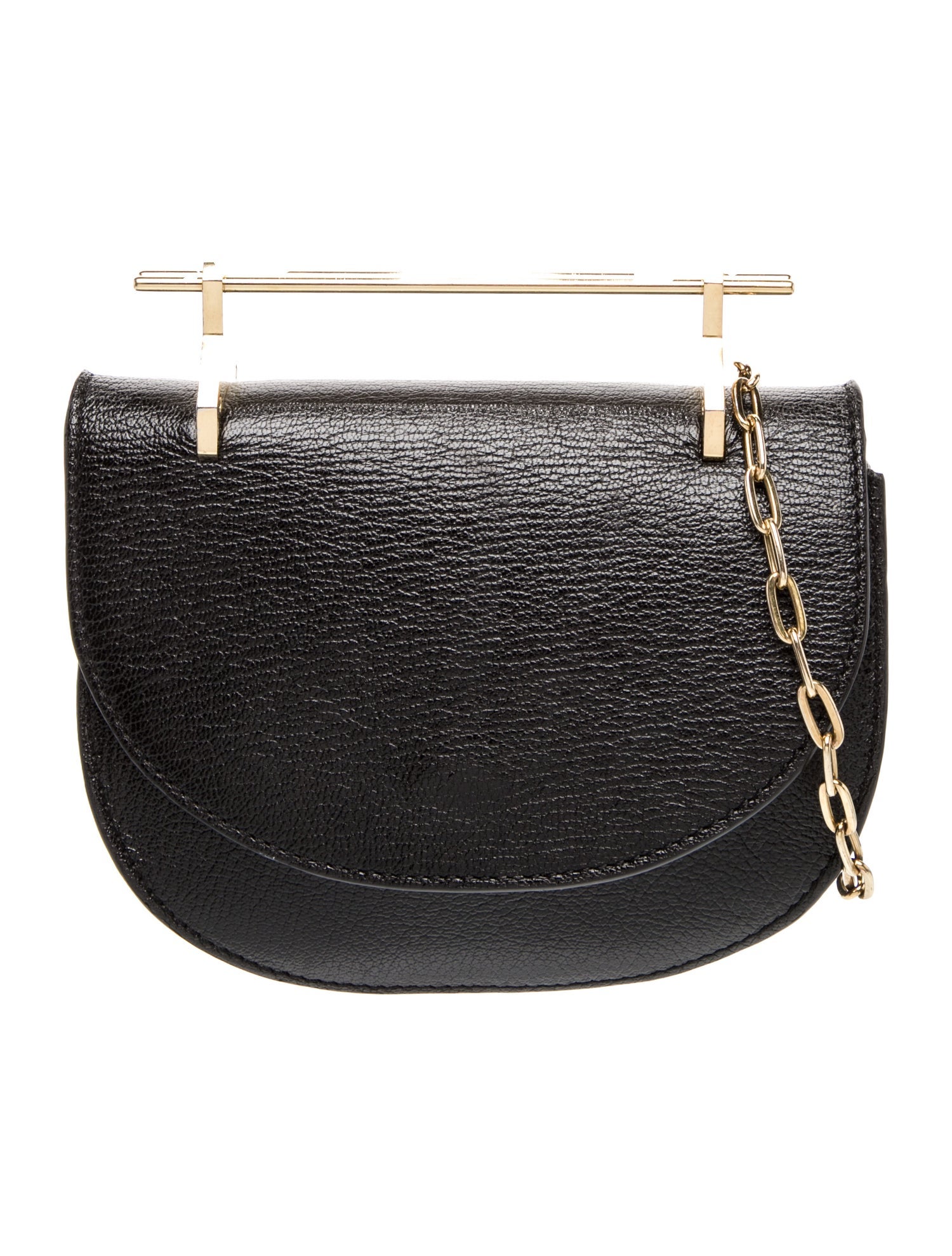 M2Malletier Leather Top Handle Bag