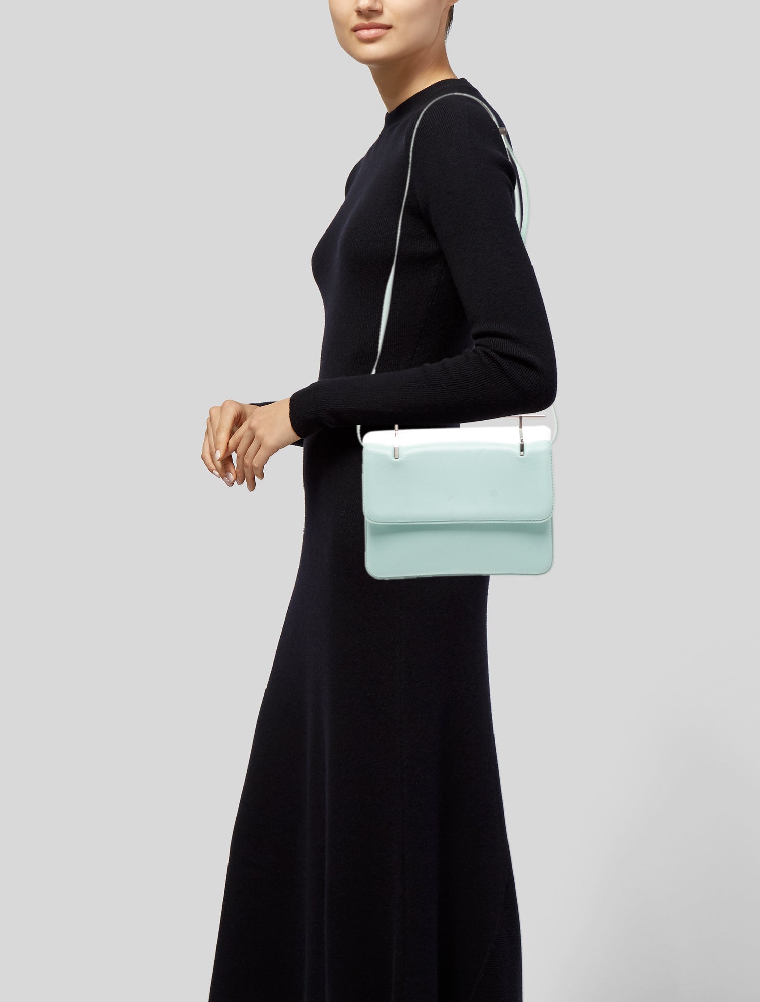 M2Malletier Leather Crossbody Bag