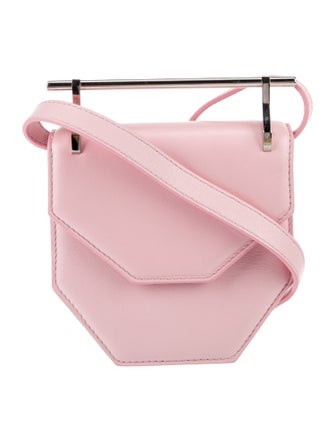 M2Malletier Leather Top Handle Bag