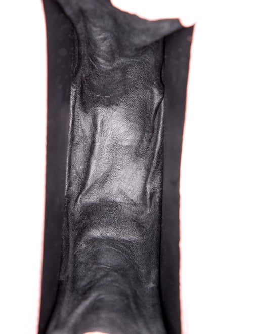 M2Malletier Leather Top Handle Bag