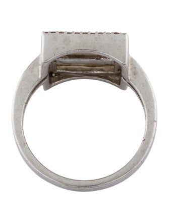 M2 by Mary Margrill Mother of Pearl & Diamond 'O' Initial Ring