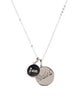 M2 by Mary Margrill Diamond 'I am Healed' Double Disc Pendant Necklace