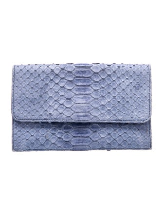 Maïa N Python Clutch