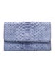 Maïa N Python Clutch