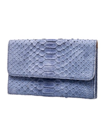 Maïa N Python Clutch