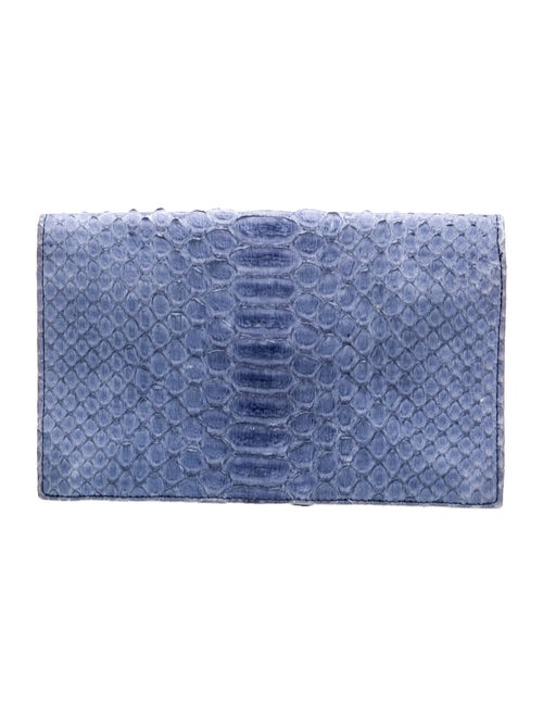 Maïa N Python Clutch