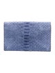 Maïa N Python Clutch