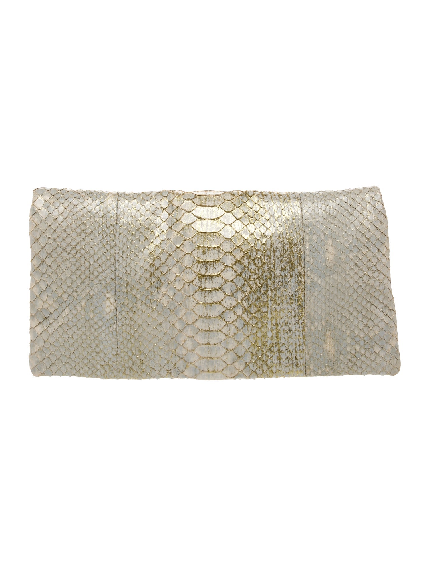 Maïa N Snakeskin Clutch
