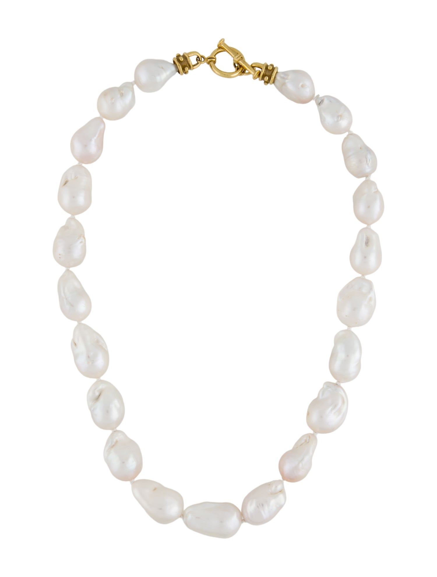 Maz 14K Pearl Toggle Necklace