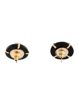Maz Pearl & Onyx Stud Earrings