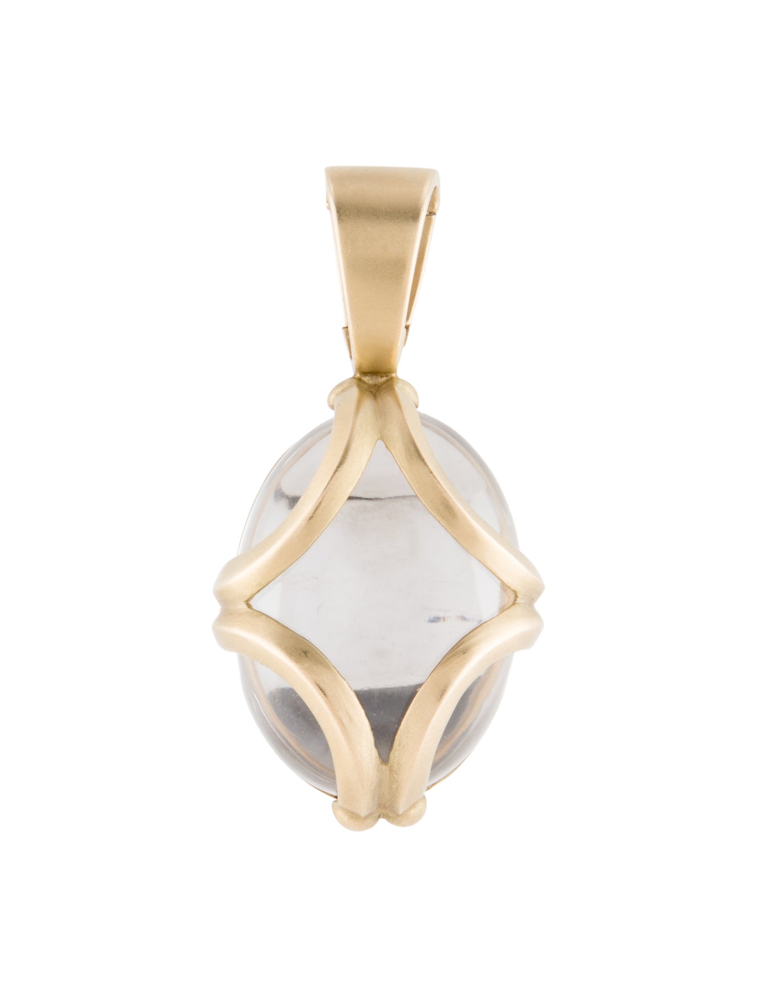 Maz 14K Quartz Pendant