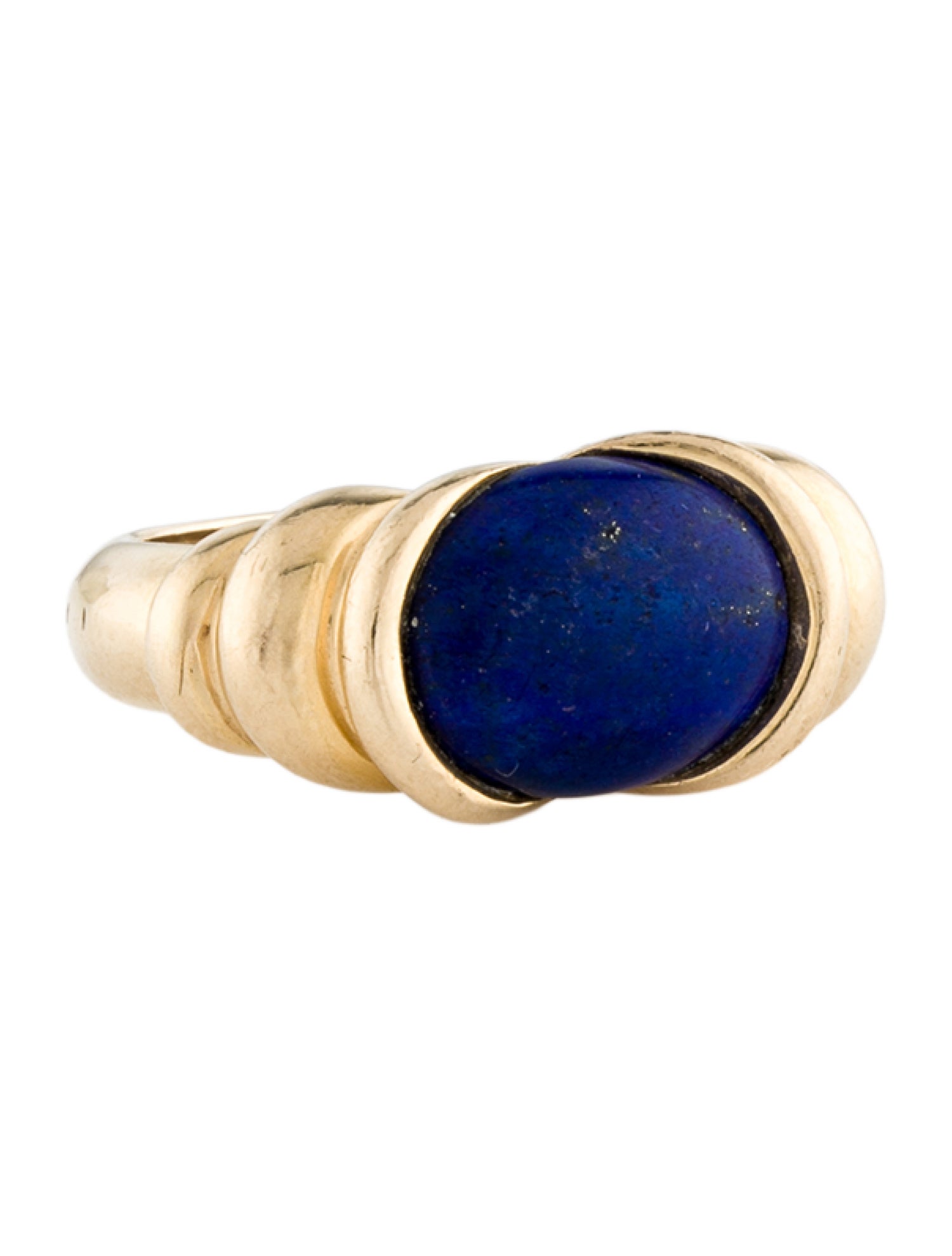 Maz 14K Lapis Lazuli Cocktail Ring